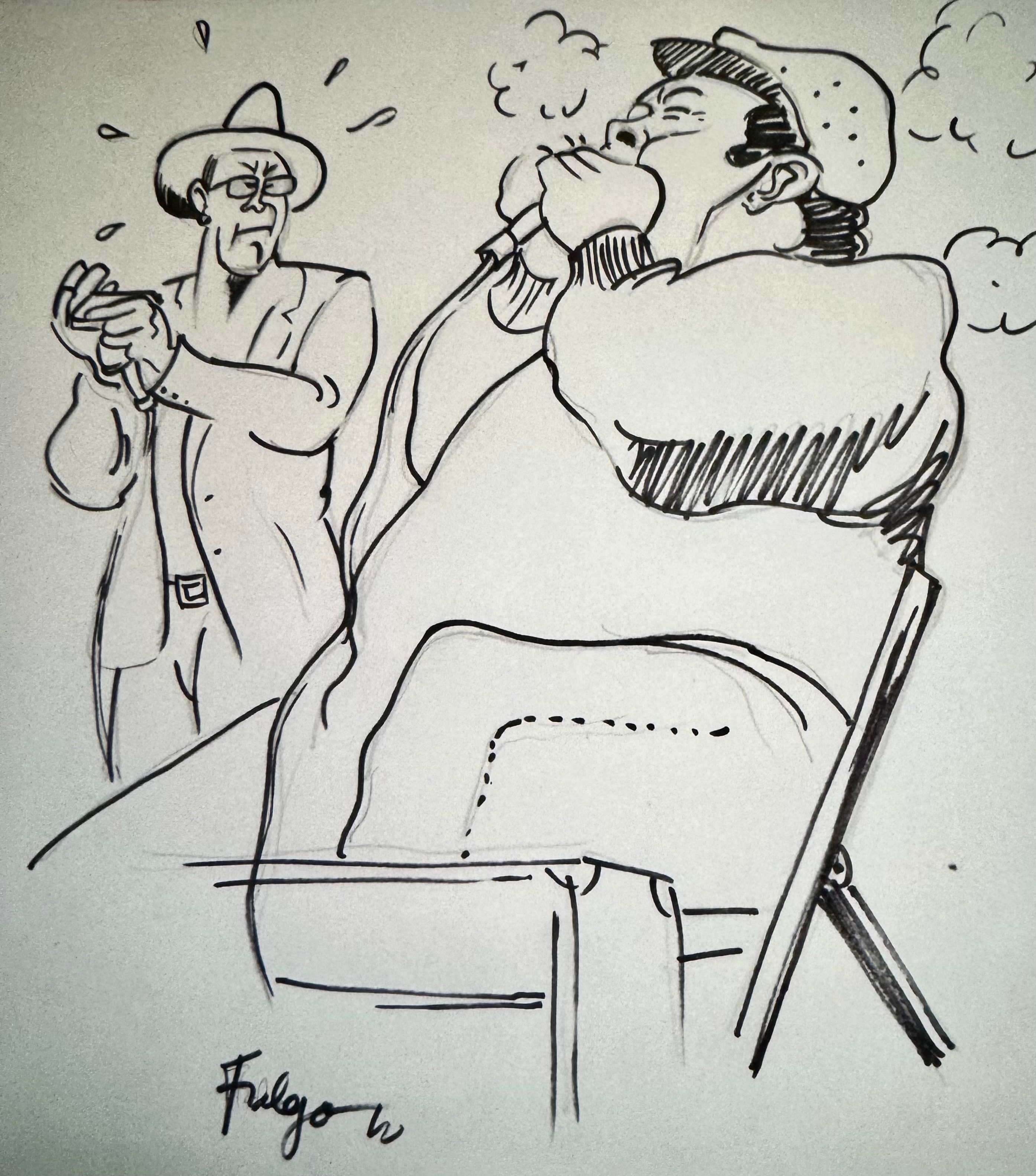 Mark Hummel on Stage with James Cotton