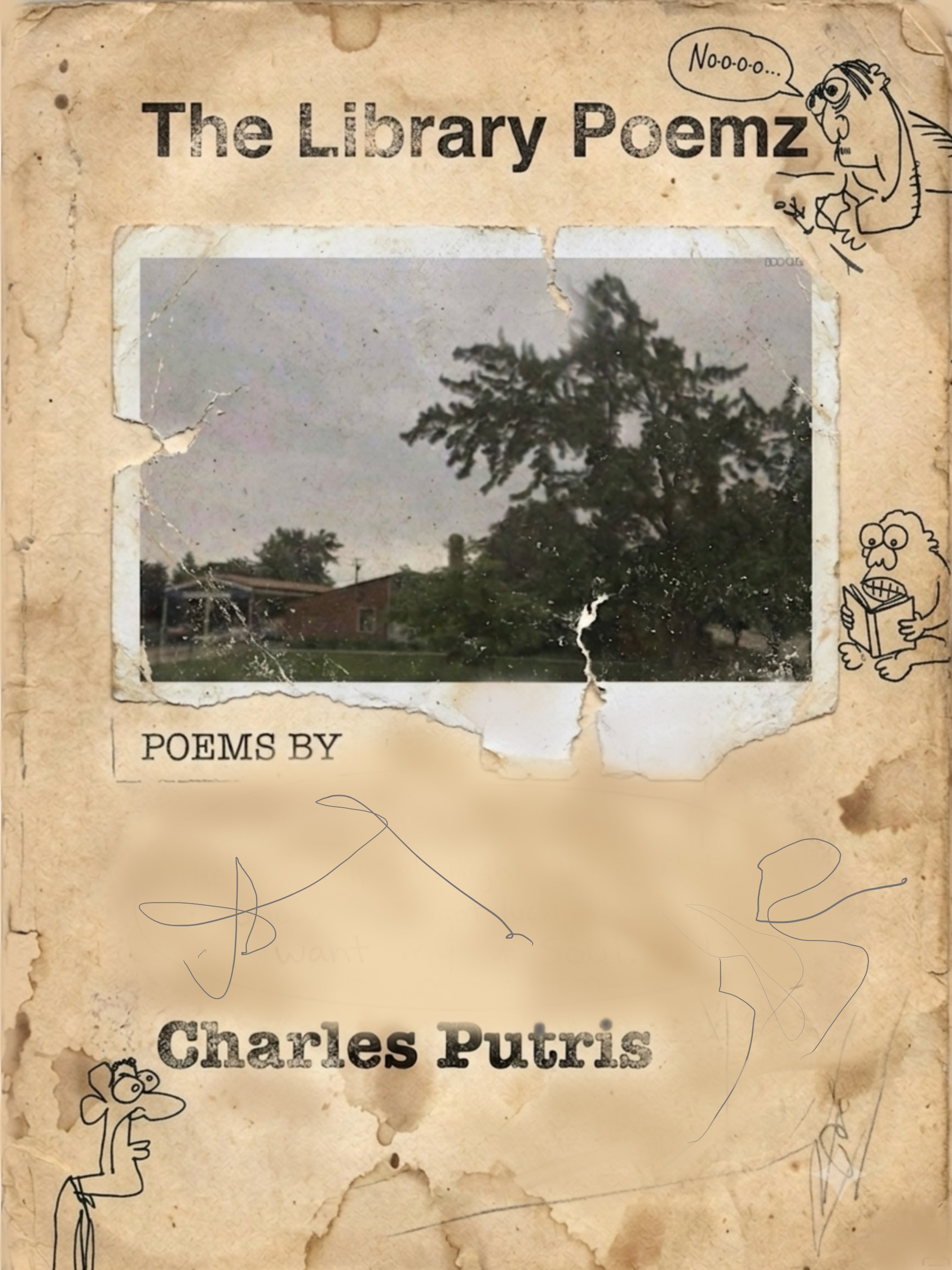 The Library Poemz-poems by Charles Putris book cover